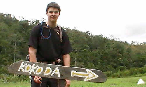 SETTING OFF: Hugh Hunter set to take on the Kokoda Track. SETTING OFF: Hugh Hunter set to take on the Kokoda Track.